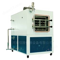 中试生产2平方硅油加热真空冻干机20升VC粉